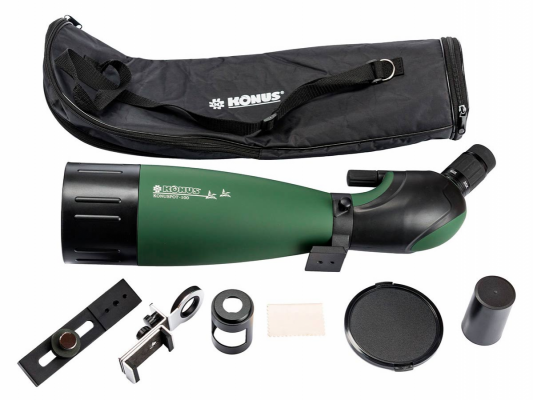 Зрительная труба Konus Konuspot-100 20-60X100, адаптер для смартфона