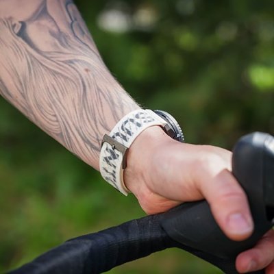 Силиконовый ремешок SUUNTO Athletic 5 22 мм Pearl White S+M белый