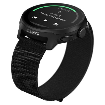 Часы SUUNTO RUN All Black с текстильным ремешком
